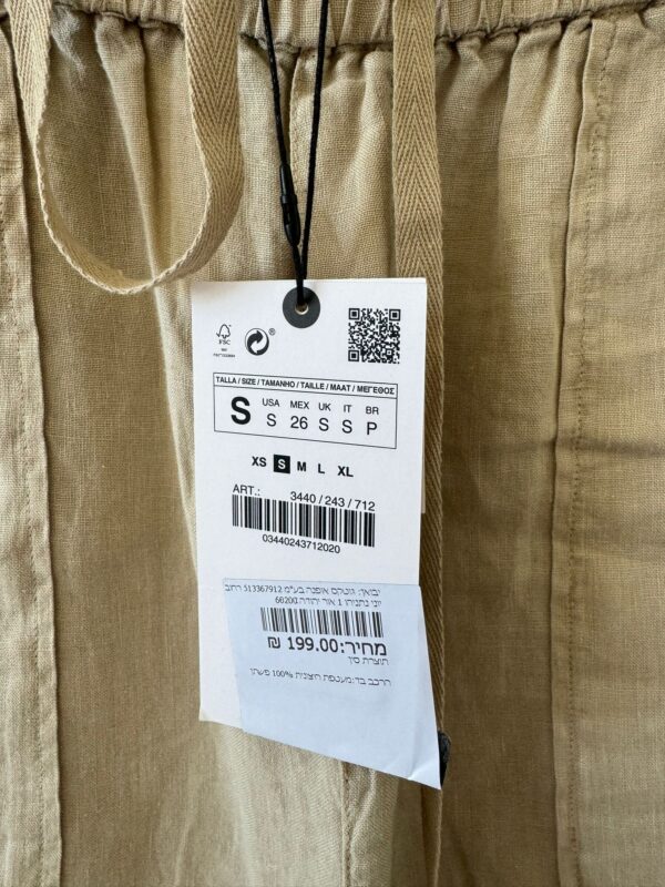 ⁦Zara linnen pants new⁩ – תמונה ⁦2⁩