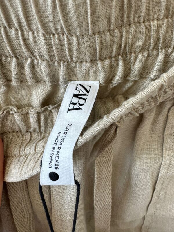 ⁦Zara linnen pants new⁩ – תמונה ⁦3⁩