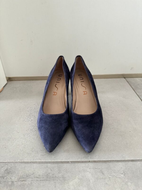 Blue Low Heels