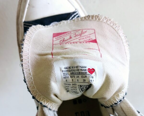 ⁦סניקרס Converse x Comme de Garçons⁩ – תמונה ⁦4⁩