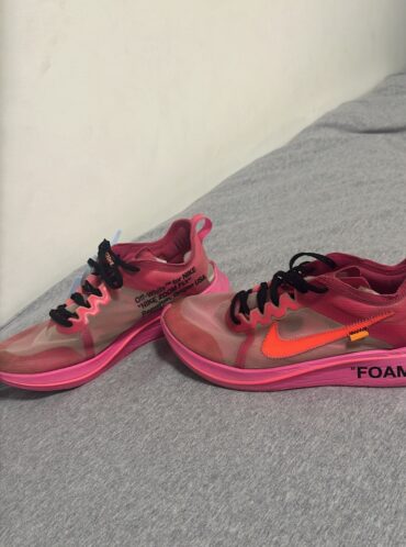 סניקרס Nike X Off White Zoom fly tulip pink