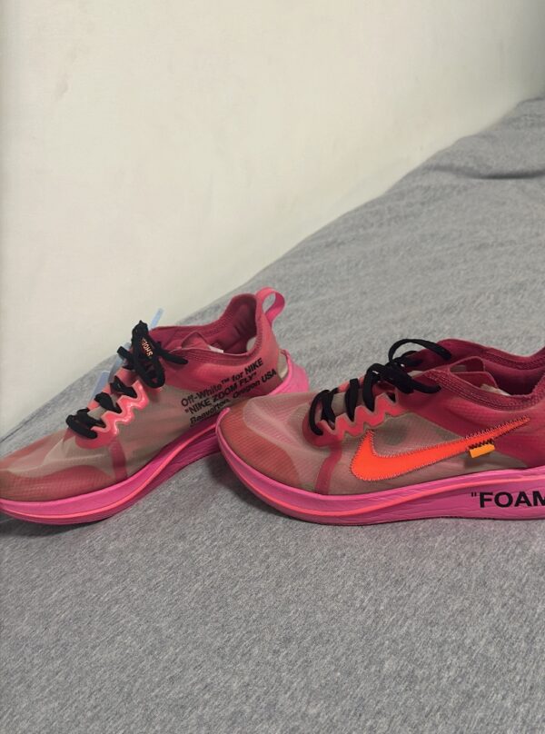 סניקרס Nike X Off White Zoom fly tulip pink