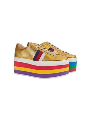 נעלי פלטפורמה סניקרס Gucci