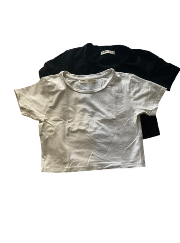 חולצה קצרה חולצת בטן Pull&Bear