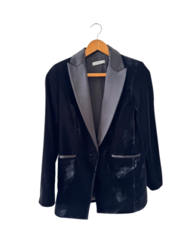 בלייזר Mango Velvet Blazer