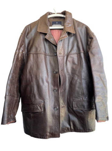 ז'קט עור Trussardi Jeans