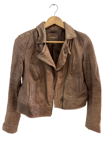 ז'קט עור Mango