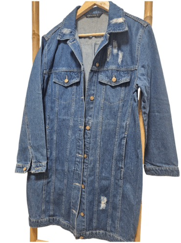 ז'קט/שמלה ג'ינס מידי