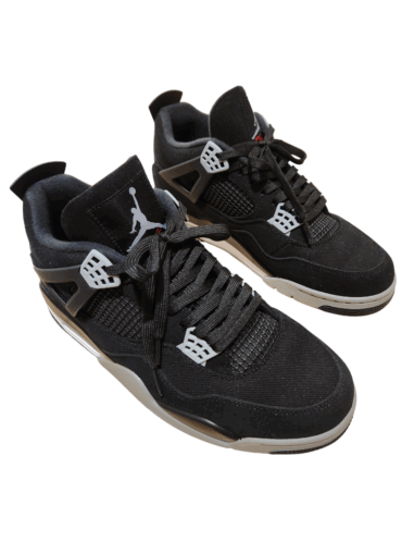 Nike Air Jordan 4 - Black Canvas