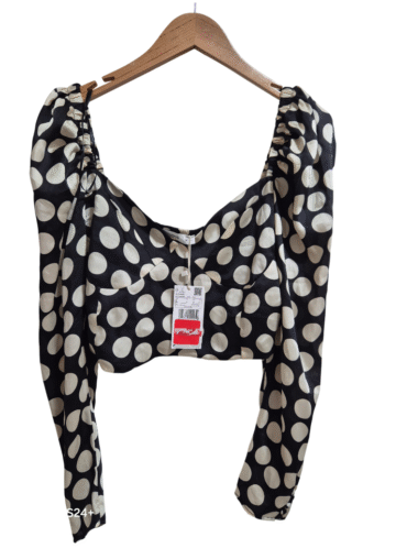 חולצה קצרה חולצת בטן Mango