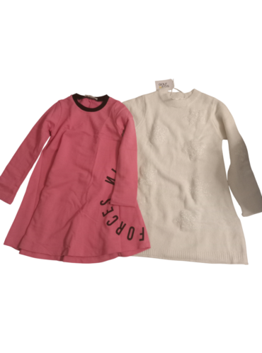 שמלת סריג ושמלת פרנץ' טרי