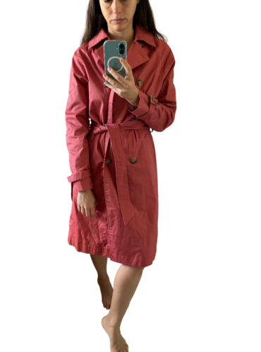 מעיל טרנץ' ורוח Basic Apparel