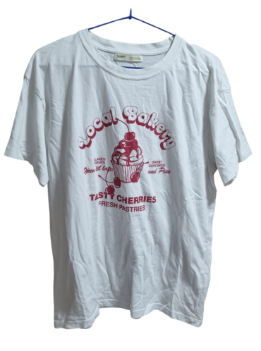 טישרט עם הדפס של Pull&Bear