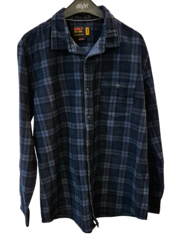 חולצת פלאנל קורדרוי מכופתרת Golf