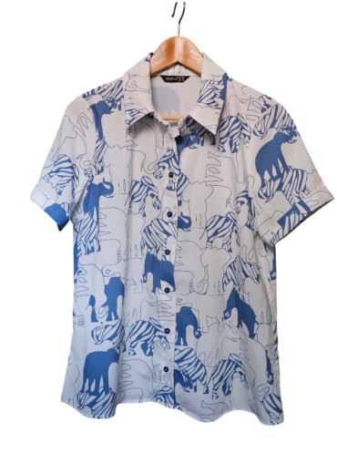 חולצה מכופתרת חולצה קצרה Joliesse