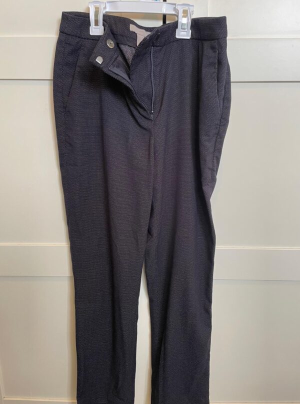 Blue dotted office pants