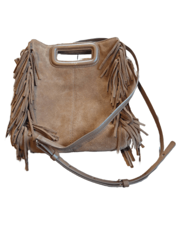 Maje Sac M leather crossbody bag
