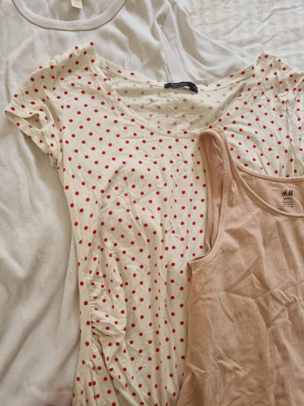 ⁦Four basic pregnancy shirts⁩ – תמונה ⁦3⁩