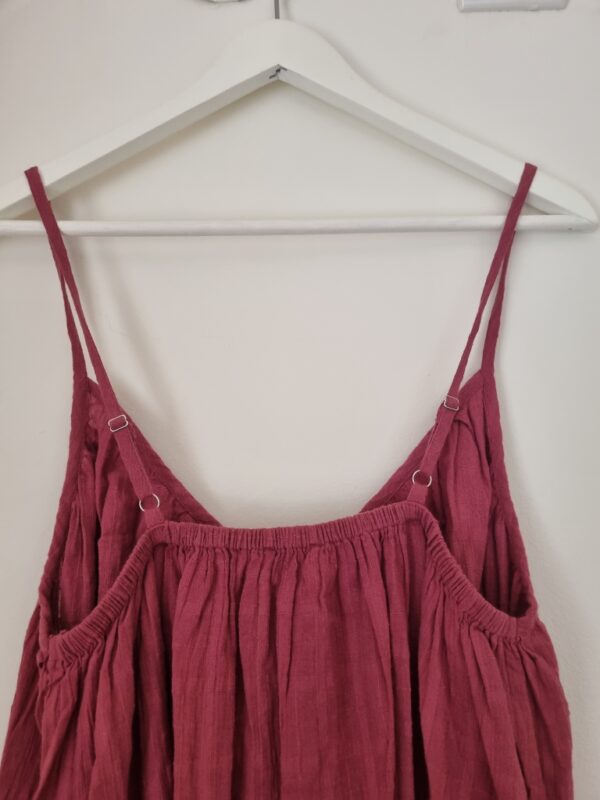 ⁦Rusty pink wide summer dress⁩ – תמונה ⁦4⁩