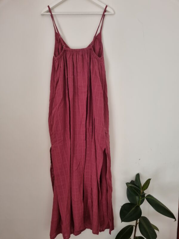 ⁦Rusty pink wide summer dress⁩ – תמונה ⁦5⁩